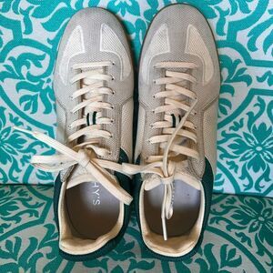 Rothy’s Men's RS01 Cream/Off White/Green Sneakers Size 9